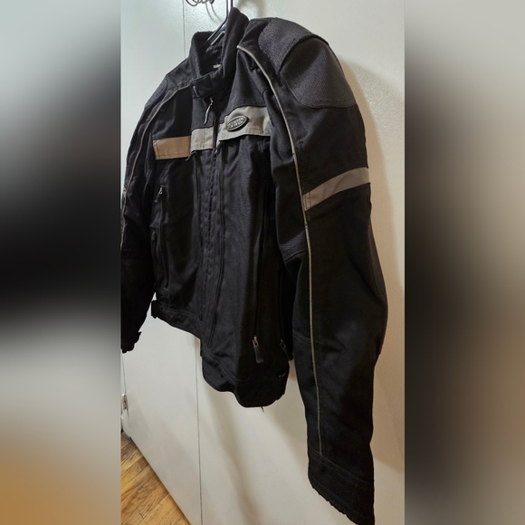 Harley Davidson Men's FXRG Textile Motorcycle Jacket Black Size Small - Picture 3 of 12